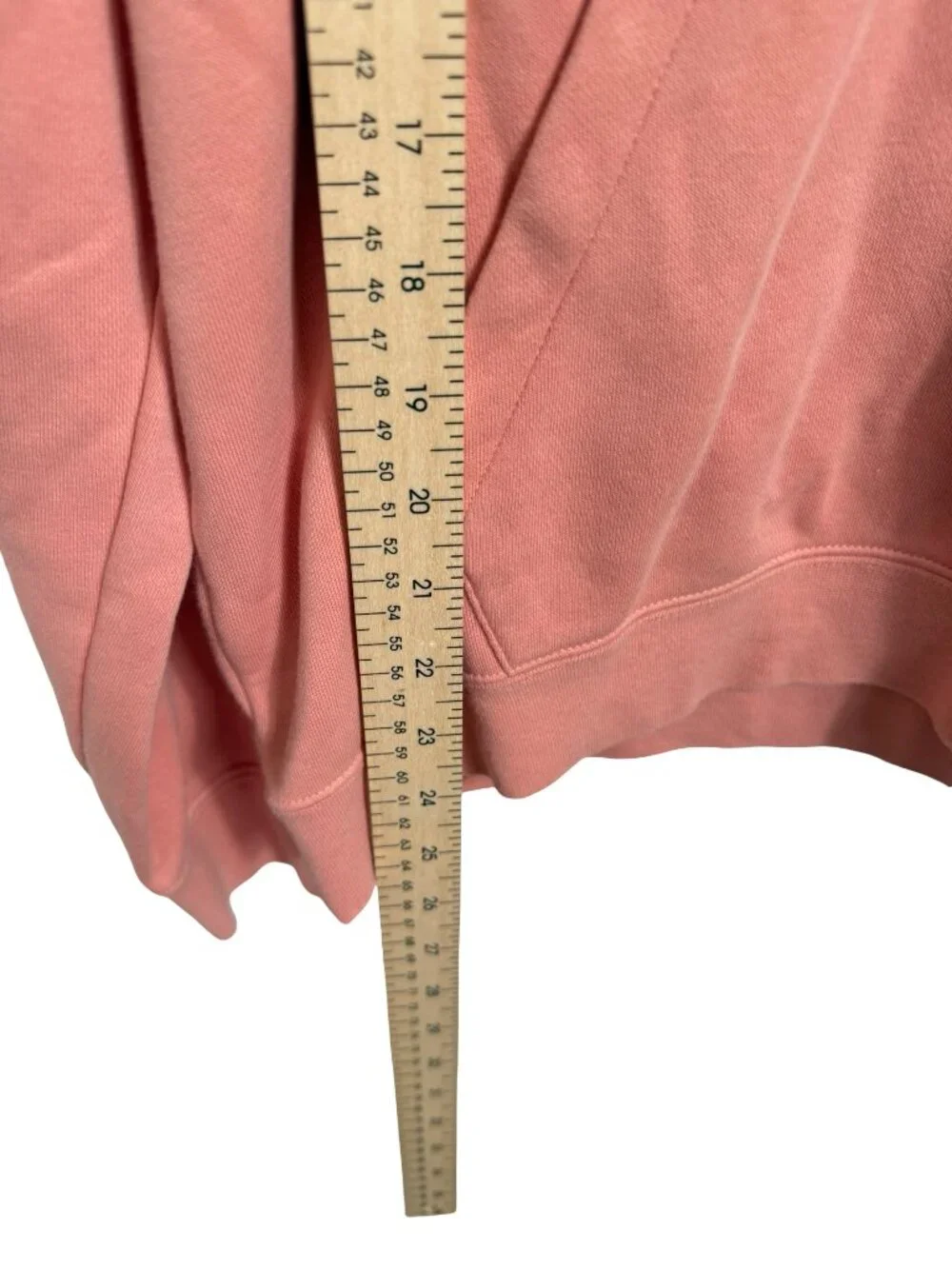 Nike Cowl Neck Hoodie Womens Large Peach Logo Fall Winter Fleece Comfy